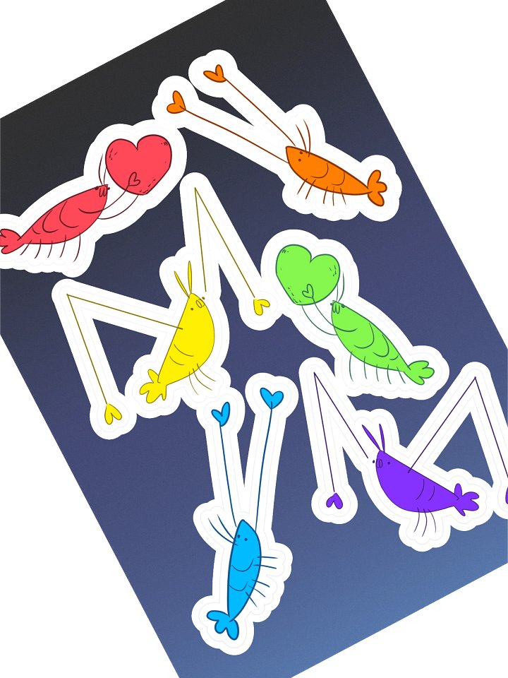 SHRAMPS Sticker Set product image (1)