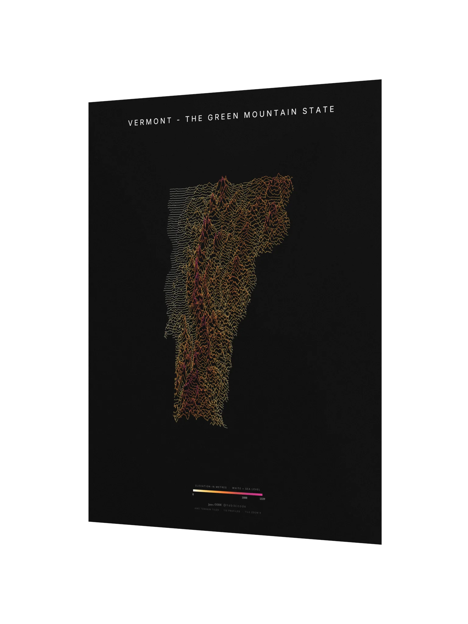Ridgeline Poster - Vermont product image (2)