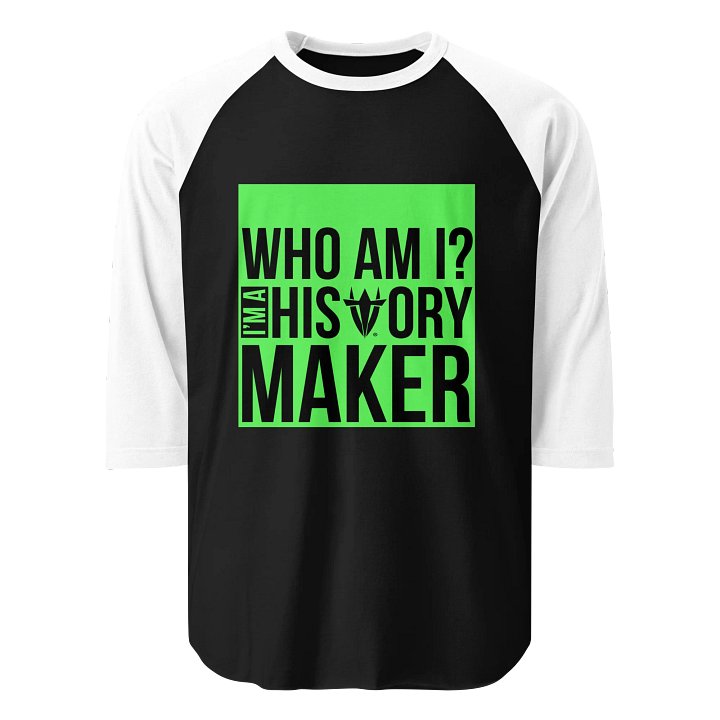 Who Am I Black Raglan product image (1)