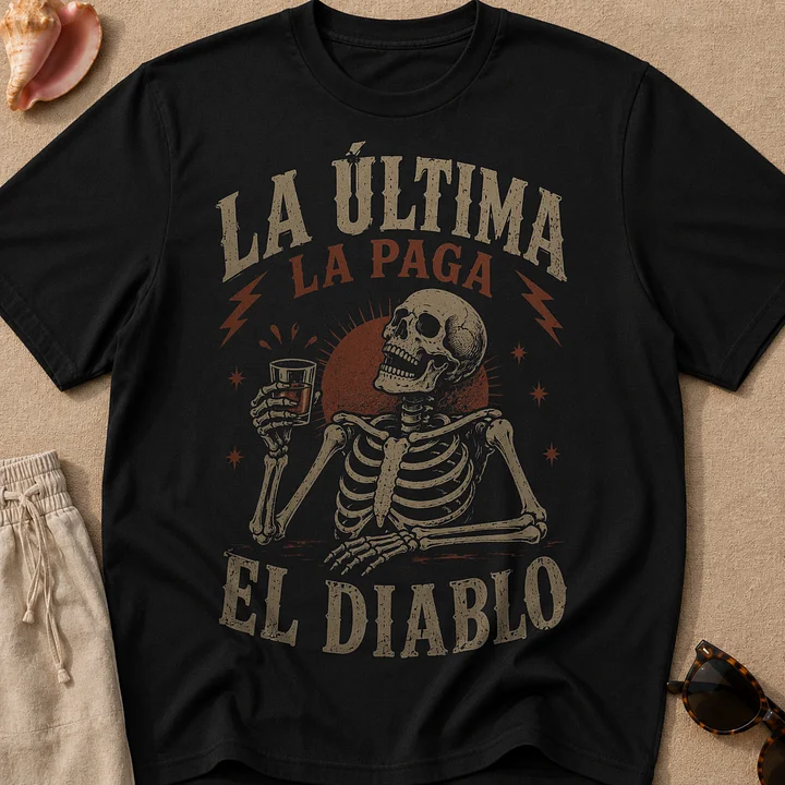La última la paga el diablo Camiseta Unisex product image (1)