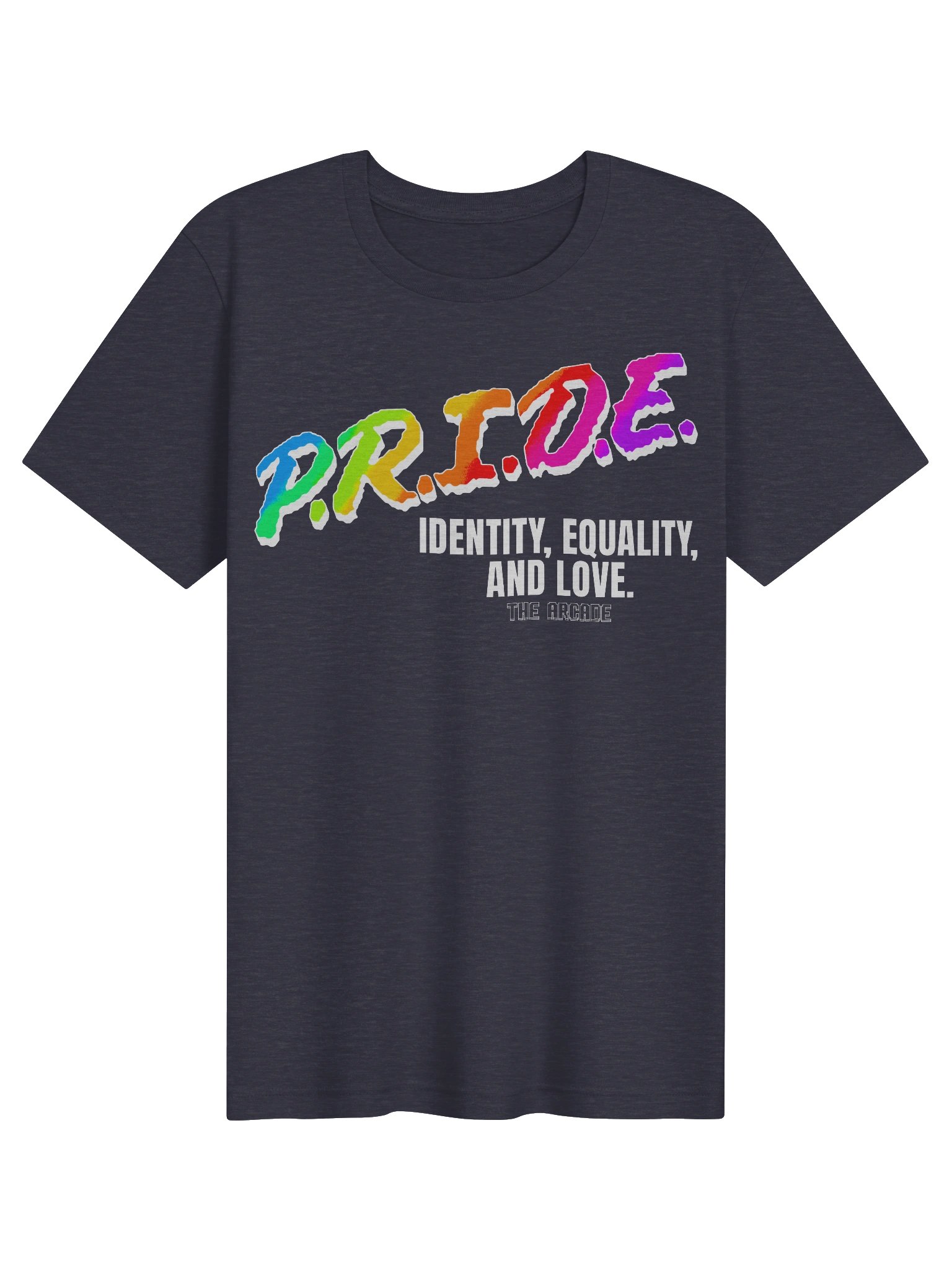Pride 2026 ∙ P.R.I.D.E.∙ Dark Tee product image (1)