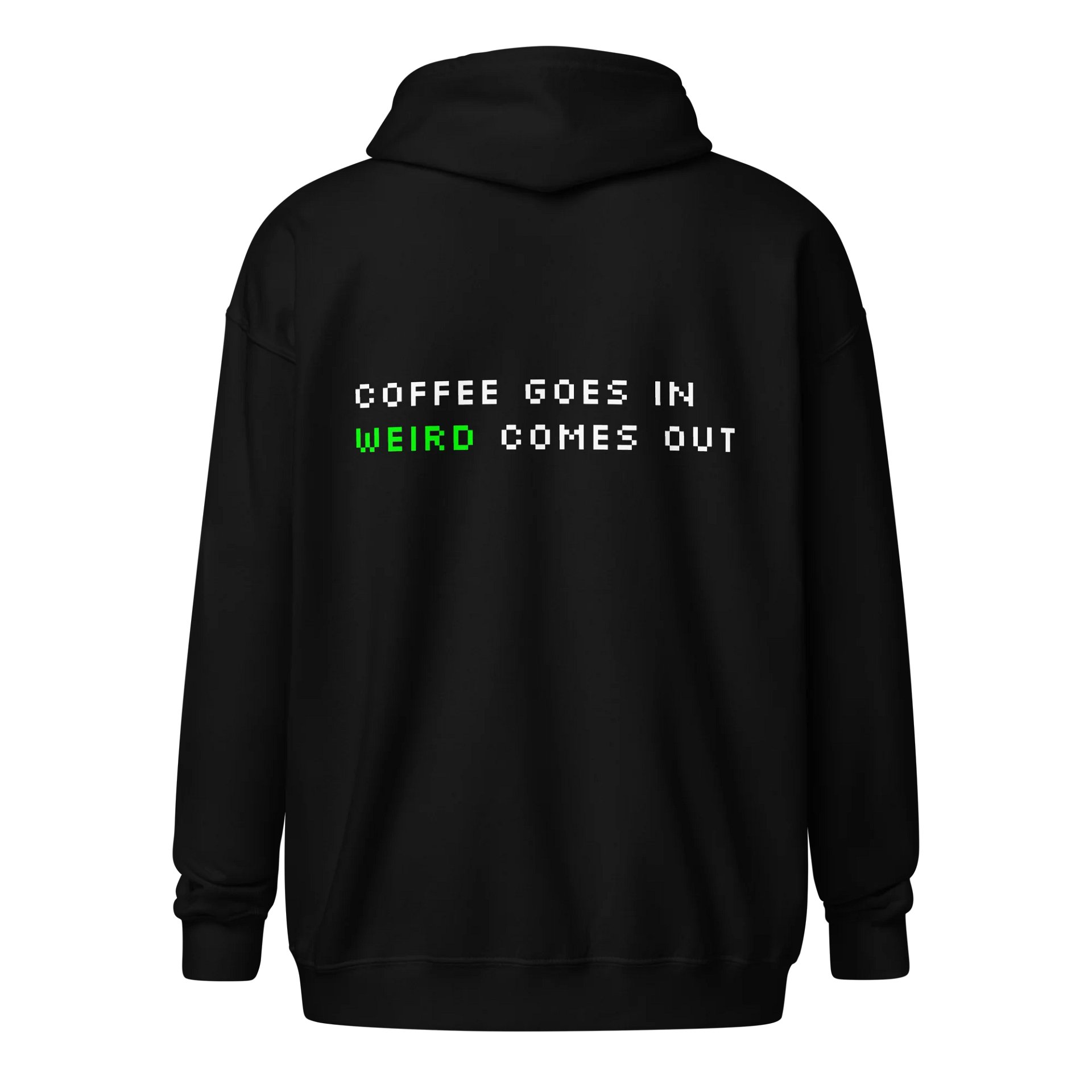 coffee hoodie, green product image (2)