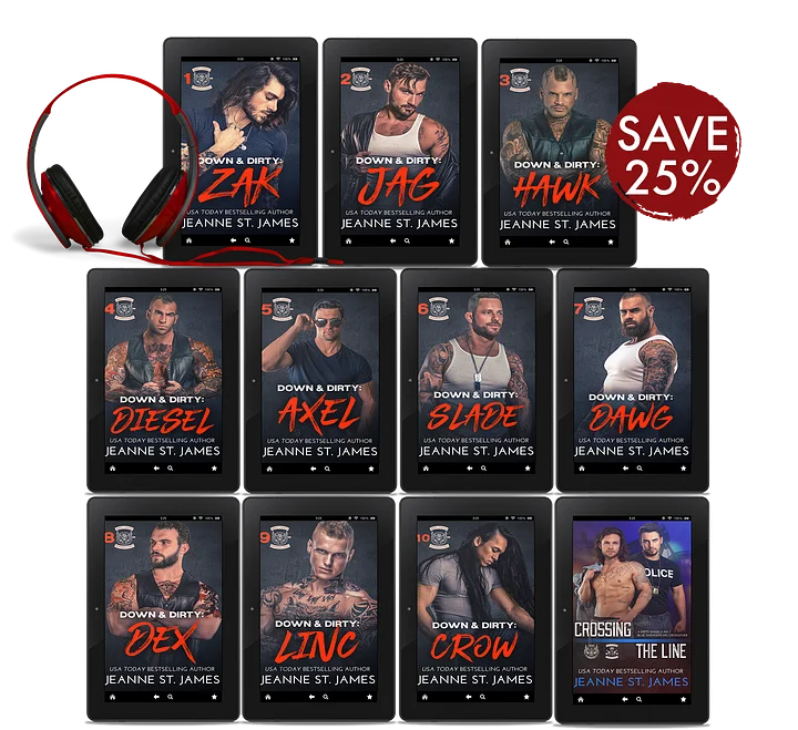 Dirty Angels MC & Crossing the Line Audiobook Bundle product image (1)