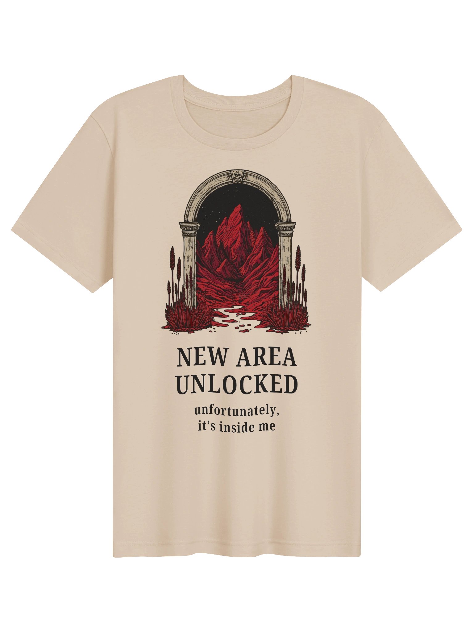 Endometriosis New Area Unlocked Shirt | Endo Awareness & Pelvic Pain Tee product image (1)
