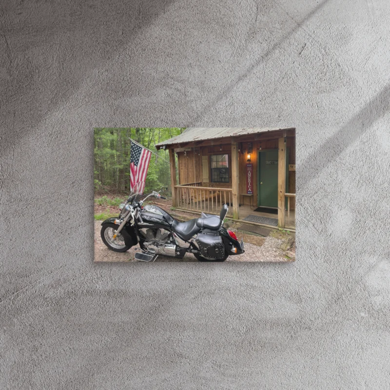 Snowbird Adventures - Stars, Stripes & Steel – Canvas Print product image (3)