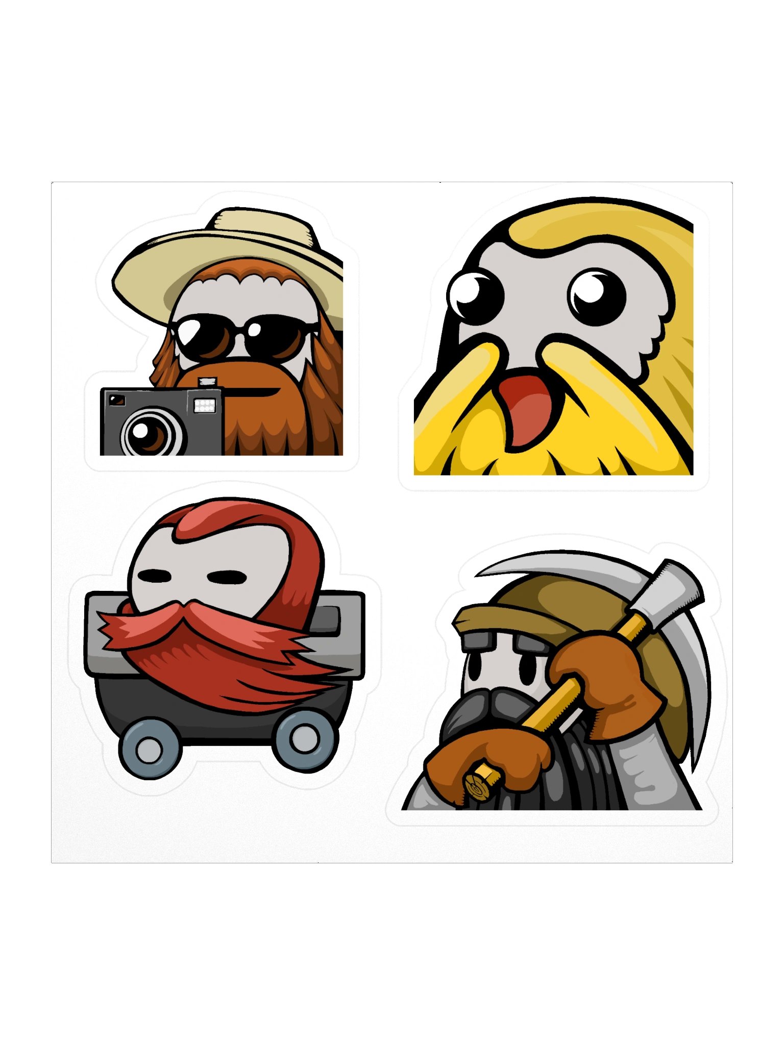 Emote Sticker Set. product image (1)