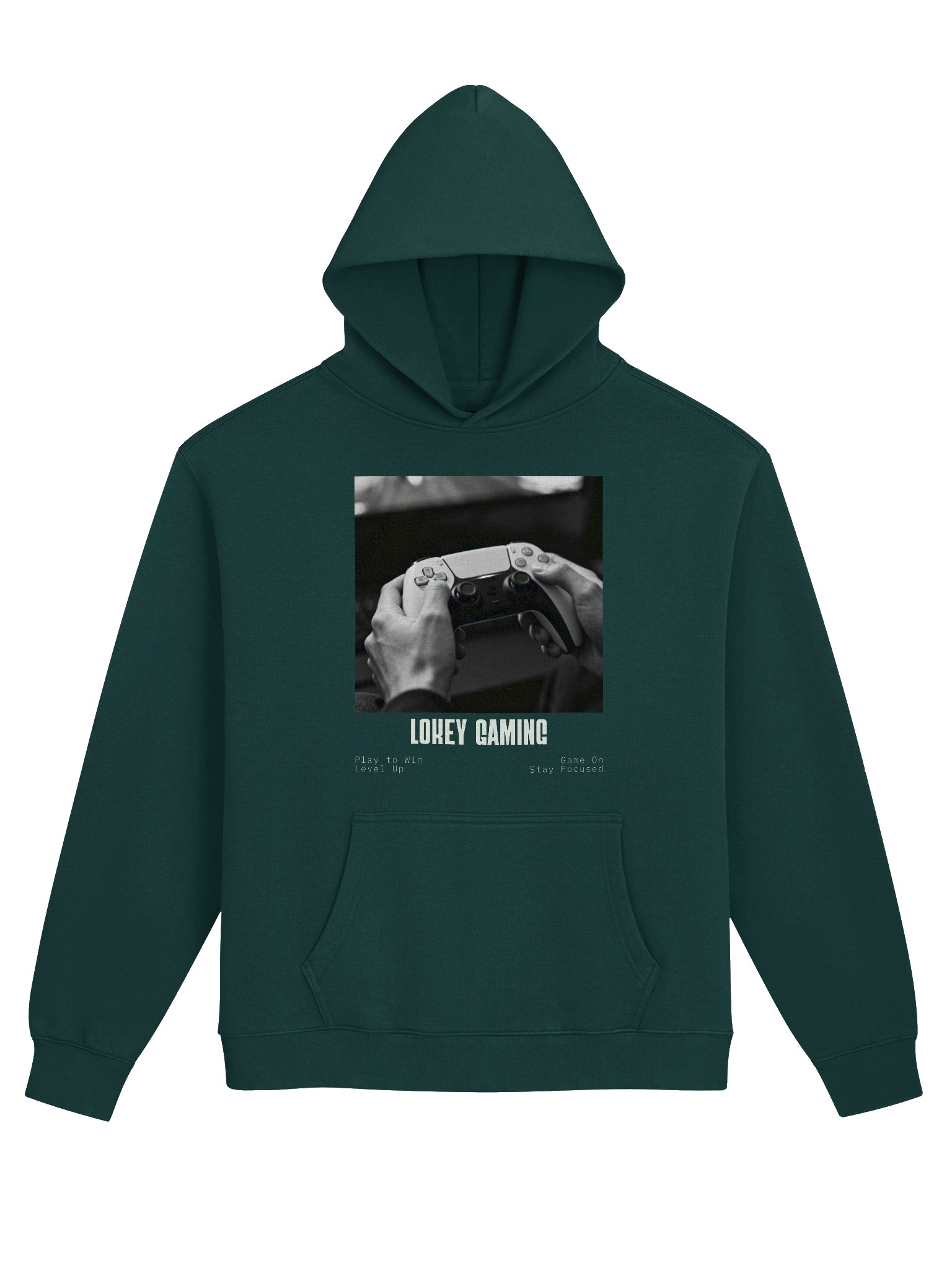 Gamer's Grayscale Comfort Hoodie product image (1)
