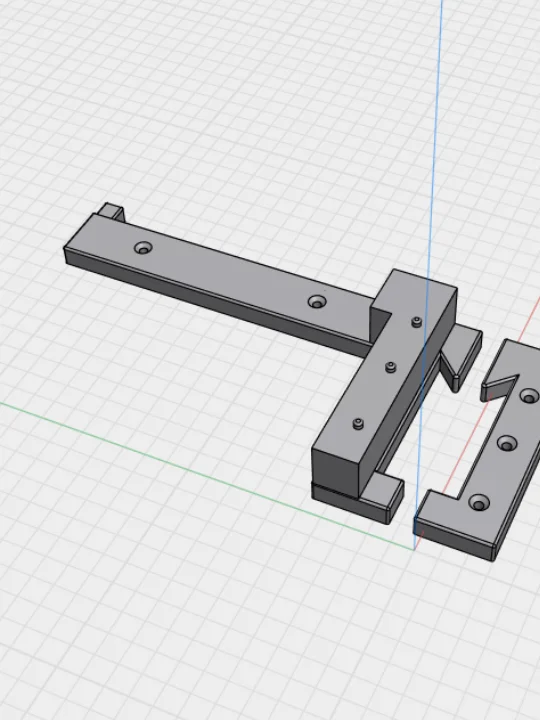 3/4 Inch French Cleat Bracket 3D STL File Bundle. product image (4)