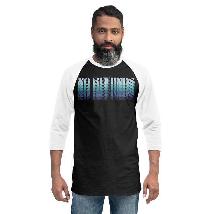 Stamped Fine Print Raglan Tee product image (9)