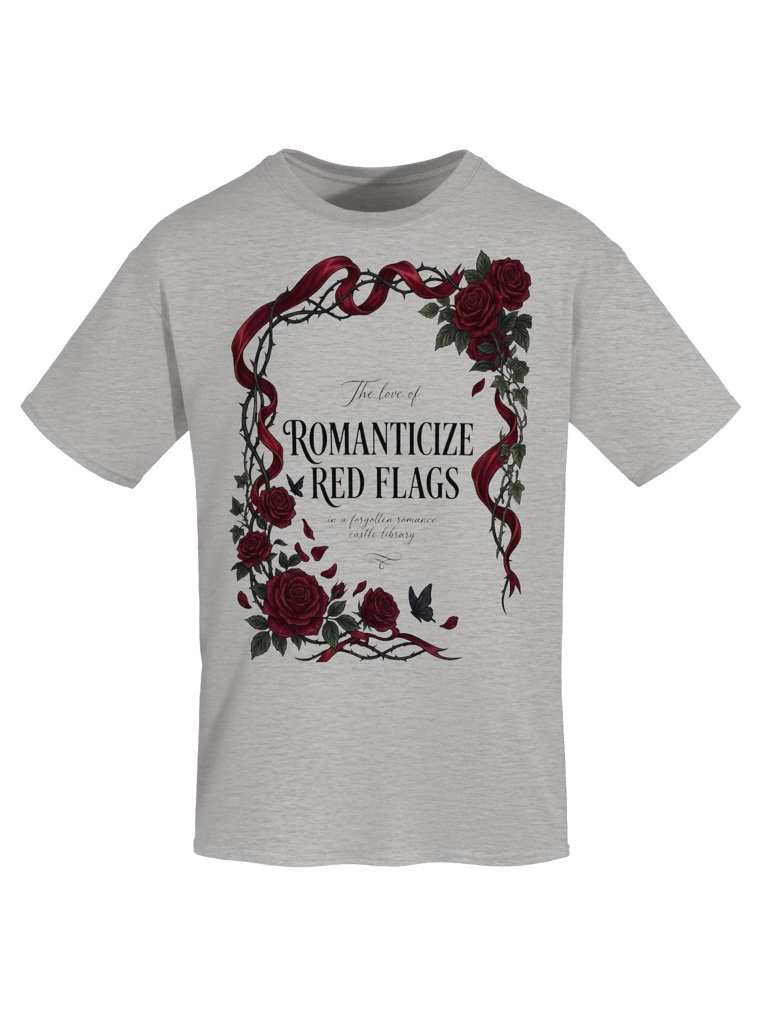 Romanticize Red Flags | Premium Gothic Dark Romance Tee product image (51)