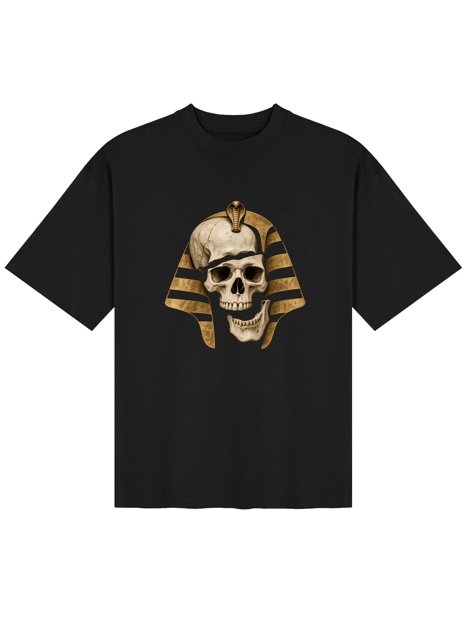 DNARNYA — Dislocated Pharaoh T-Shirt — Black product image (1)