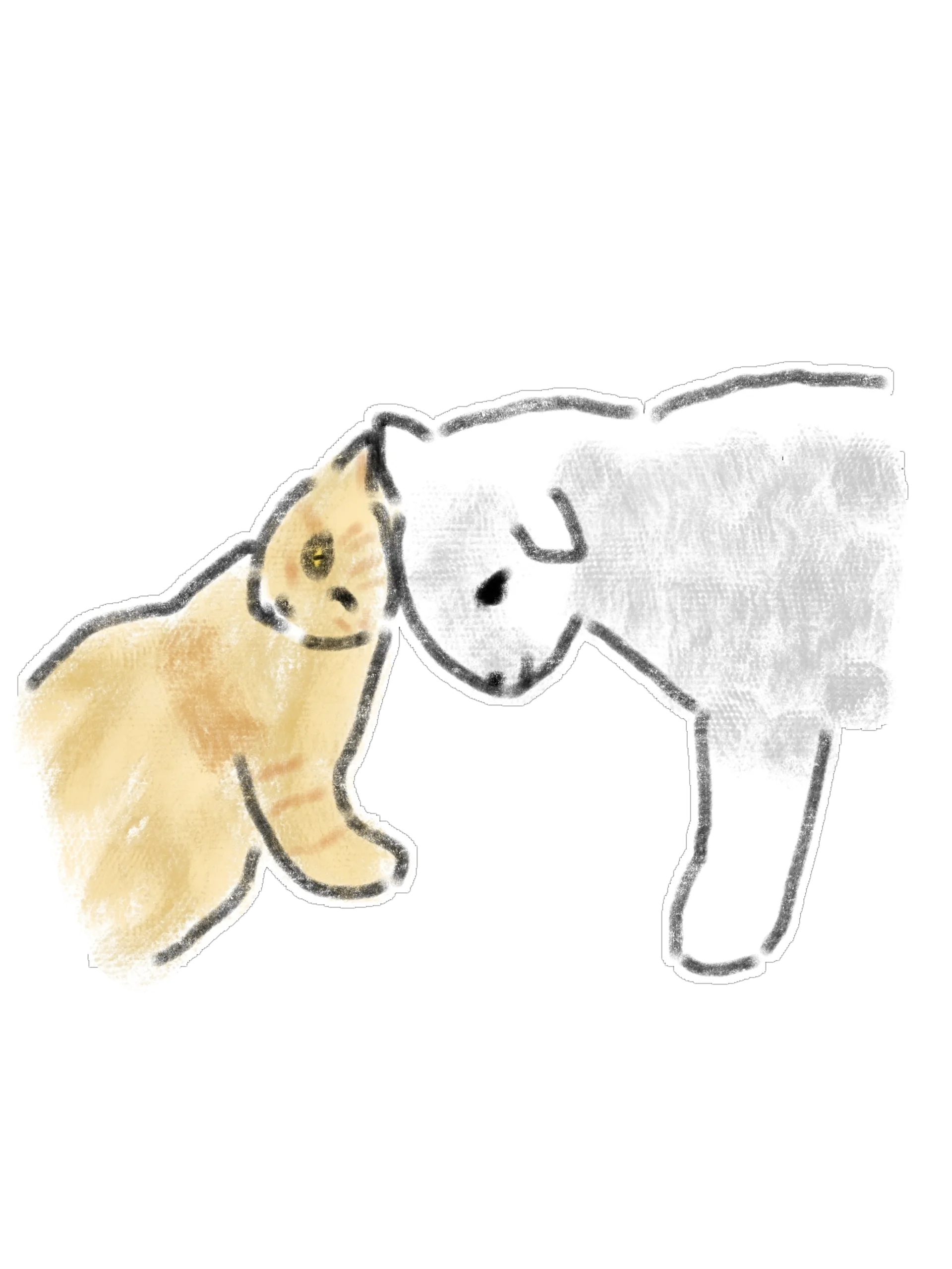 15 Hand-Drawn Animal Friends PNG Clipart Bundle product image (6)
