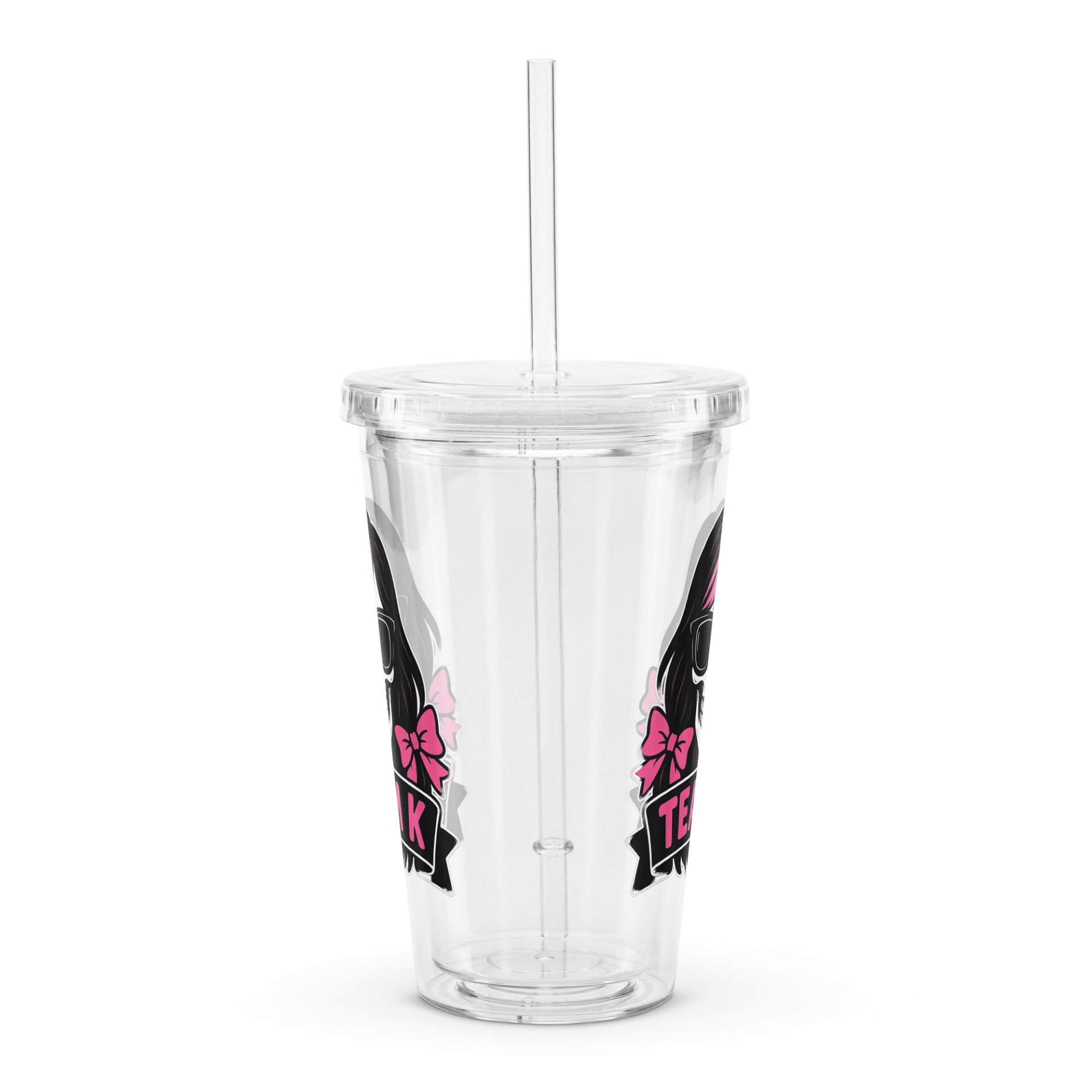 TEAM K (V-6) Clear Plastic Tumbler product image (3)