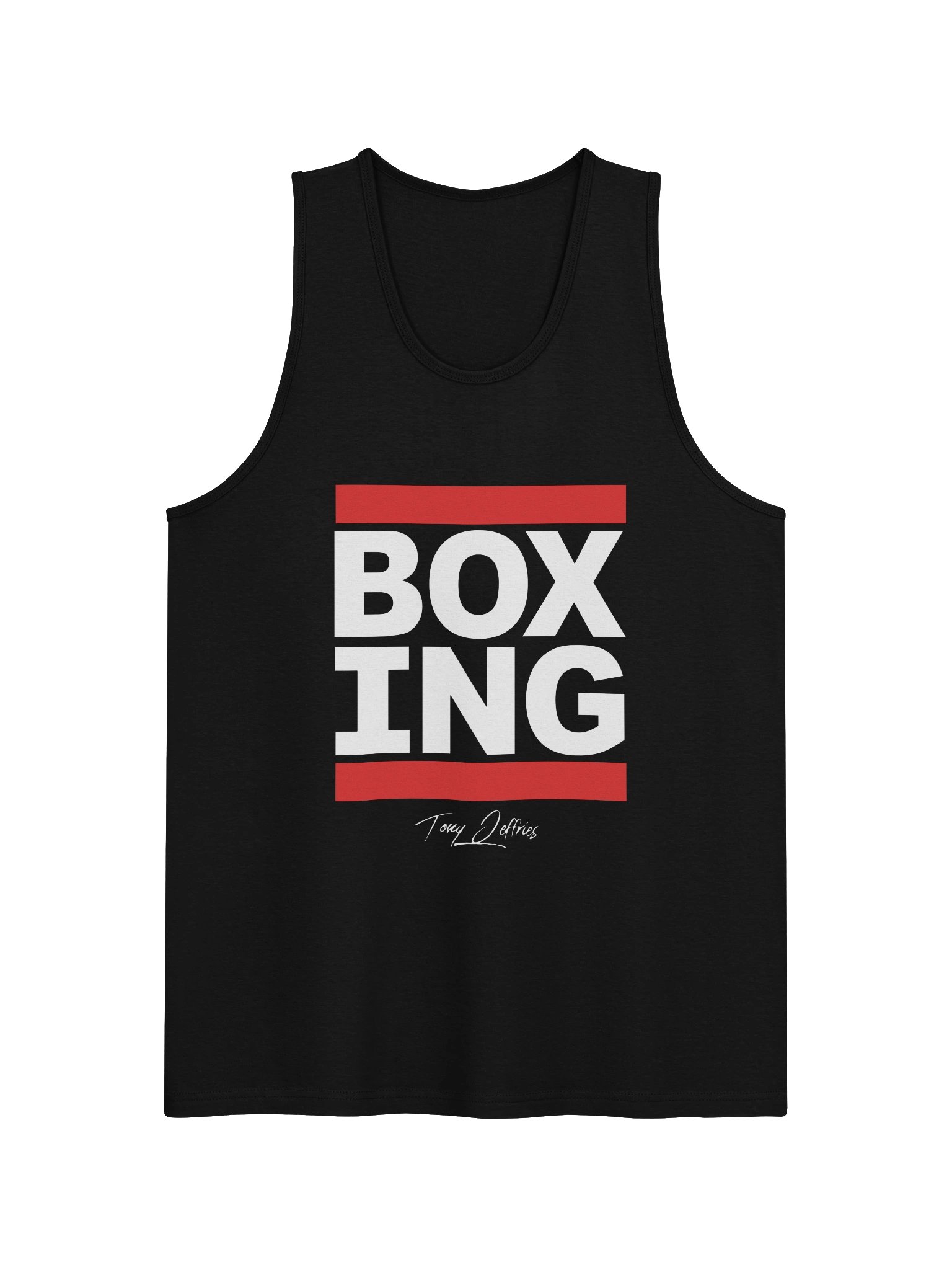 BOXING Logo Tank Top – Black product image (1)