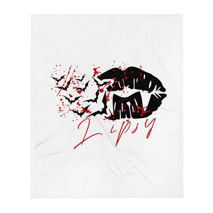 LIPS HALLOWEEN BLANKET product image (13)