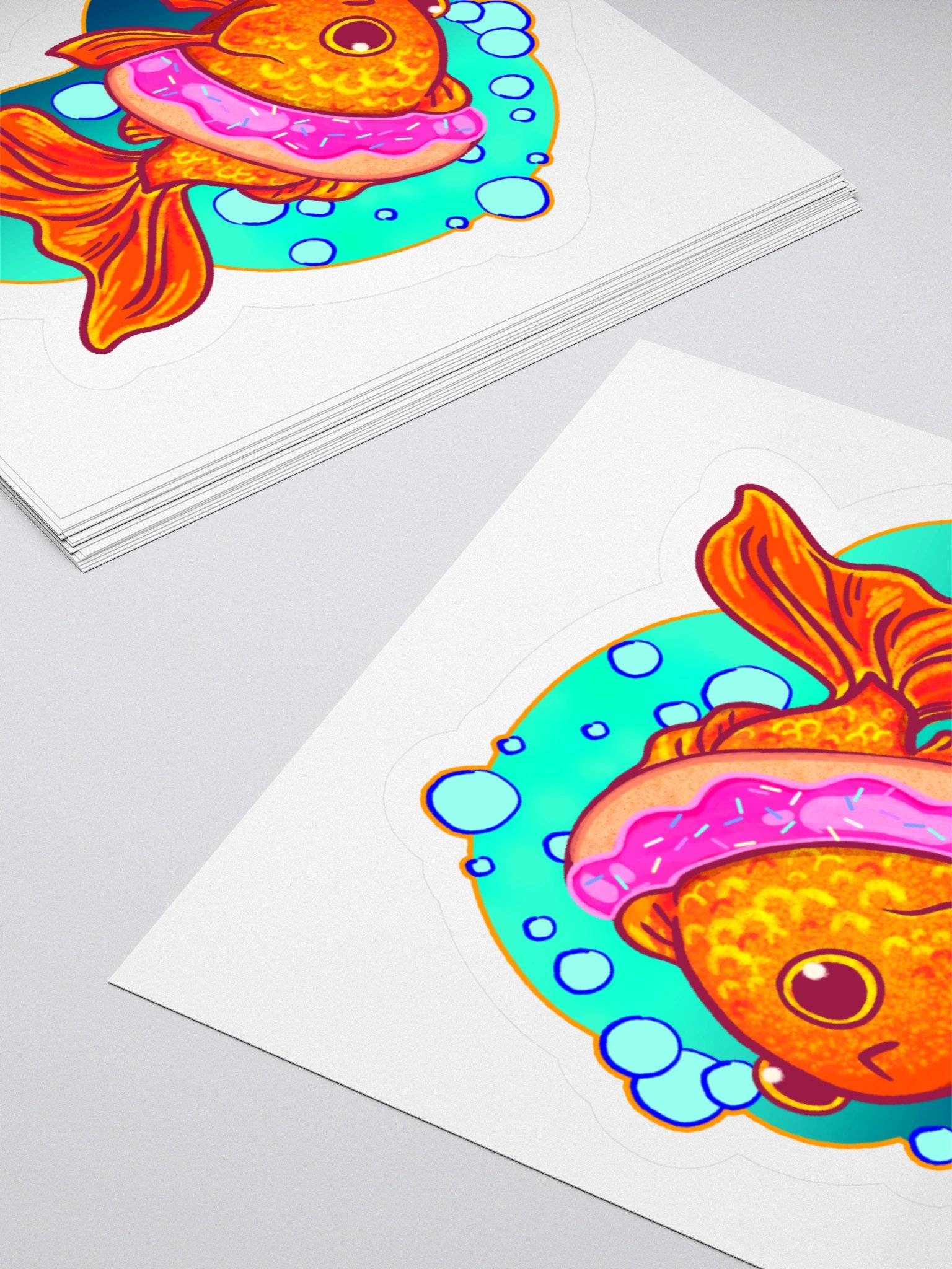 Donut Stop Swimming Sticker product image (10)