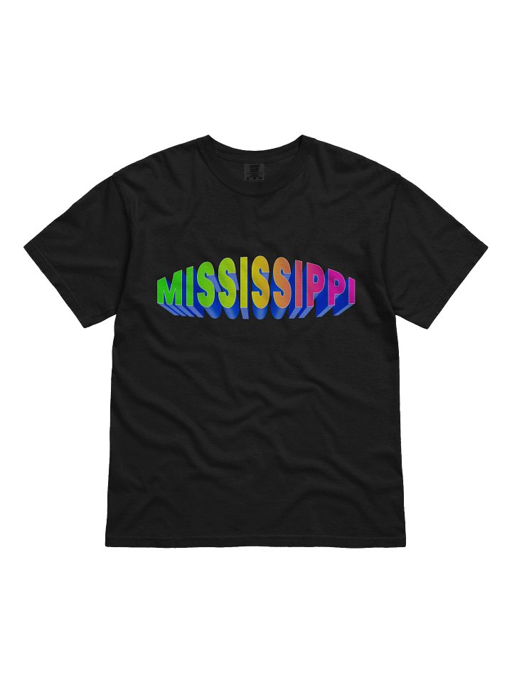 MISSISSIPPI 3D Gradient Comfort Colors Tee product image (1)