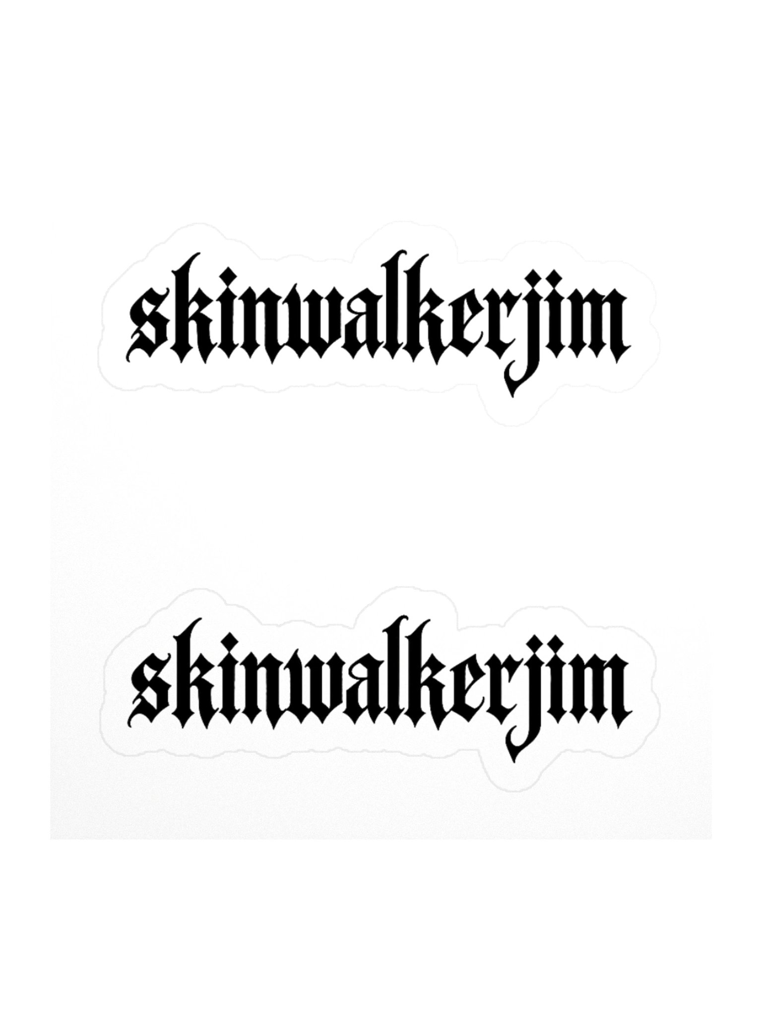 Gothic SkinwalkerJim Stickers