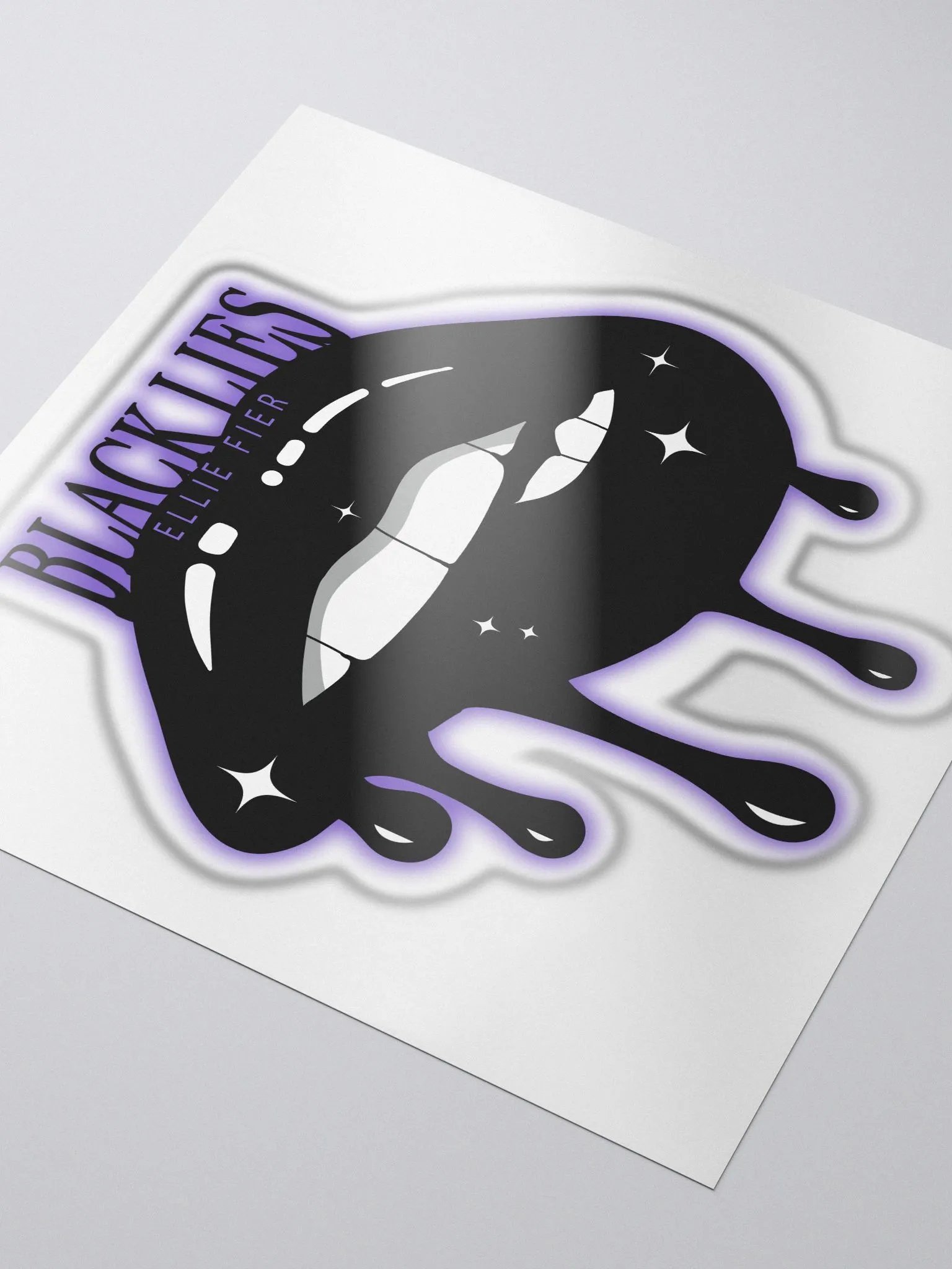 BLACK LIES Sticker product image (3)
