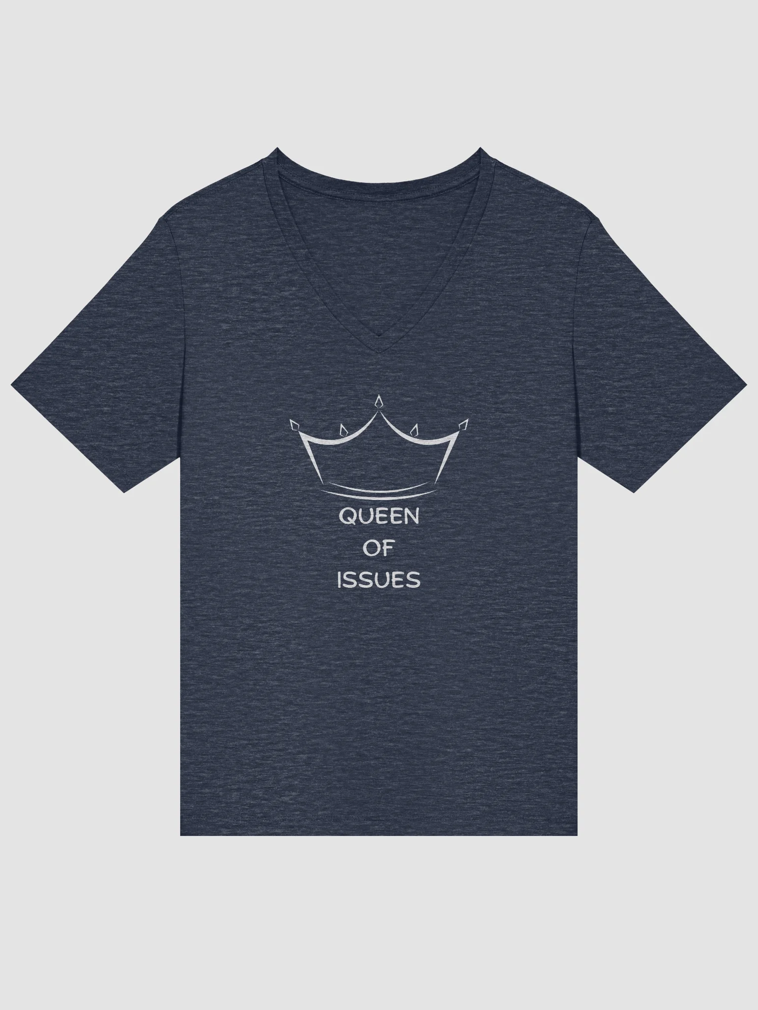 Queen Of Issues Relaxed V-Neck Tee product image (15)