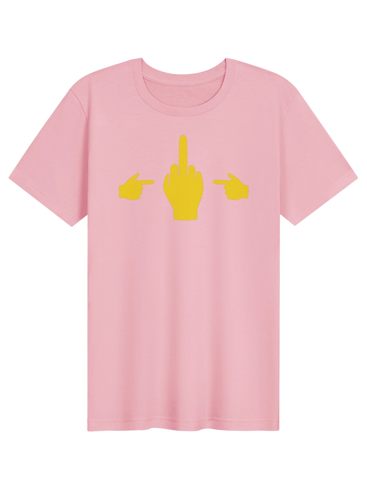 No Middle Finger Point ShopCo Yellow Unisex Tee product image (1)