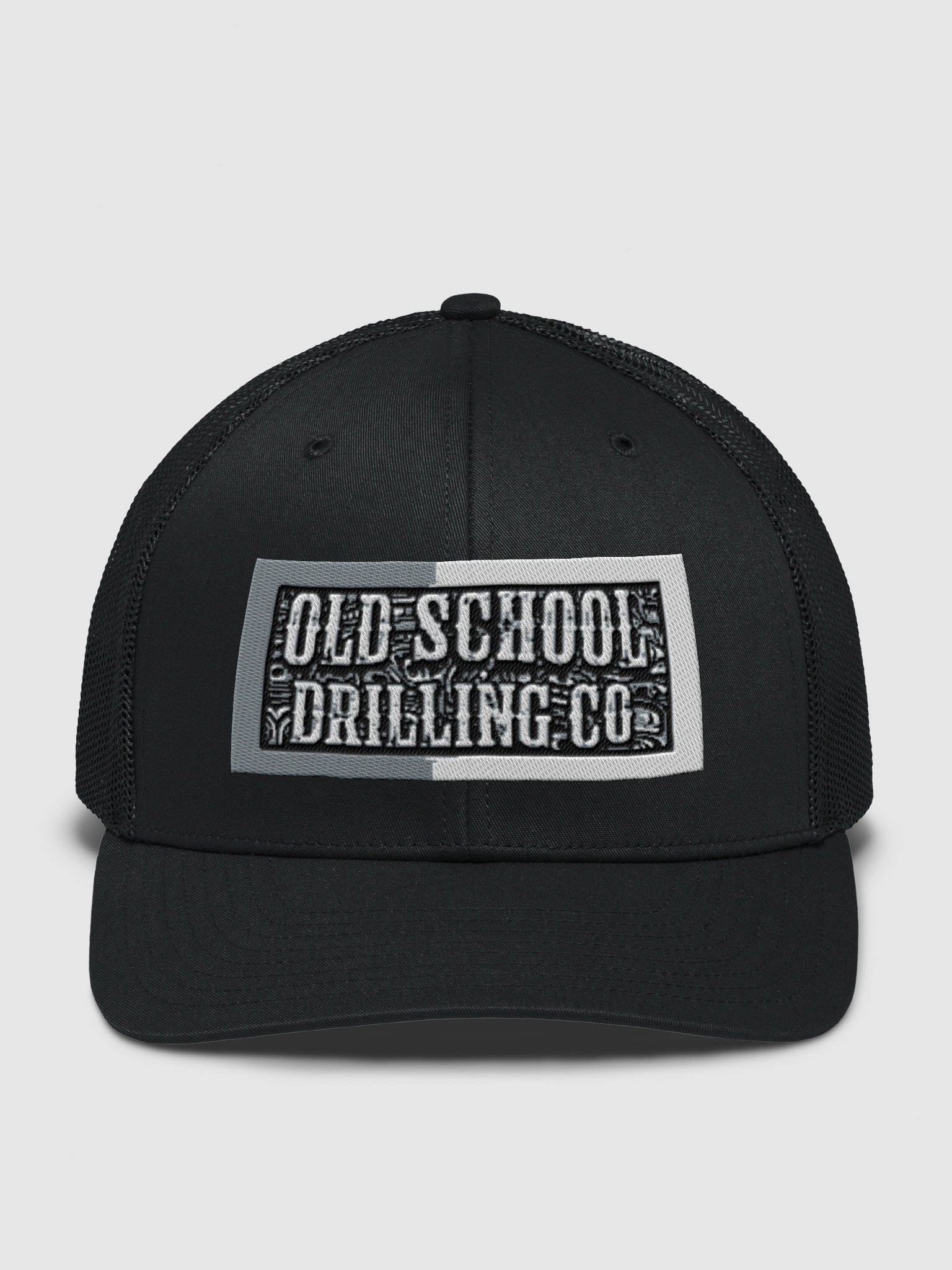Black "OLD SCHOOL DRILLING CO" Trucker Hat product image (3)