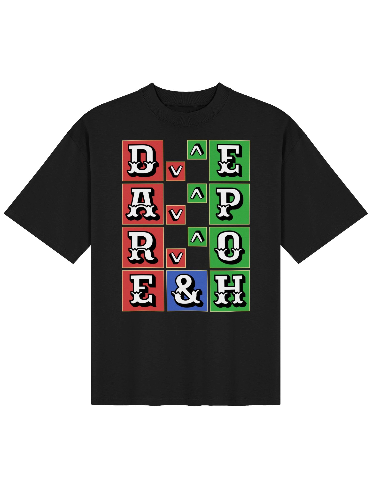 Dare And Hope Motivational Unisex Organic Cotton Oversized Graphic T-shirt product image (4)