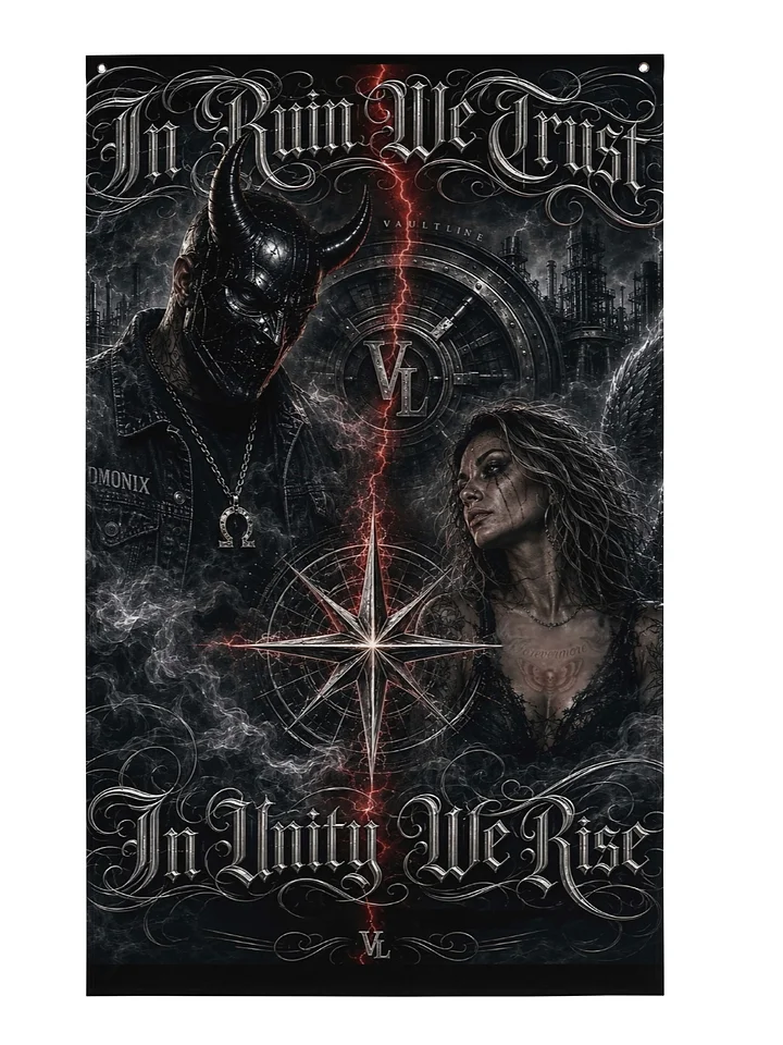 In Ruin We Trust • In Unity We Rise Vaultline Flag product image (2)
