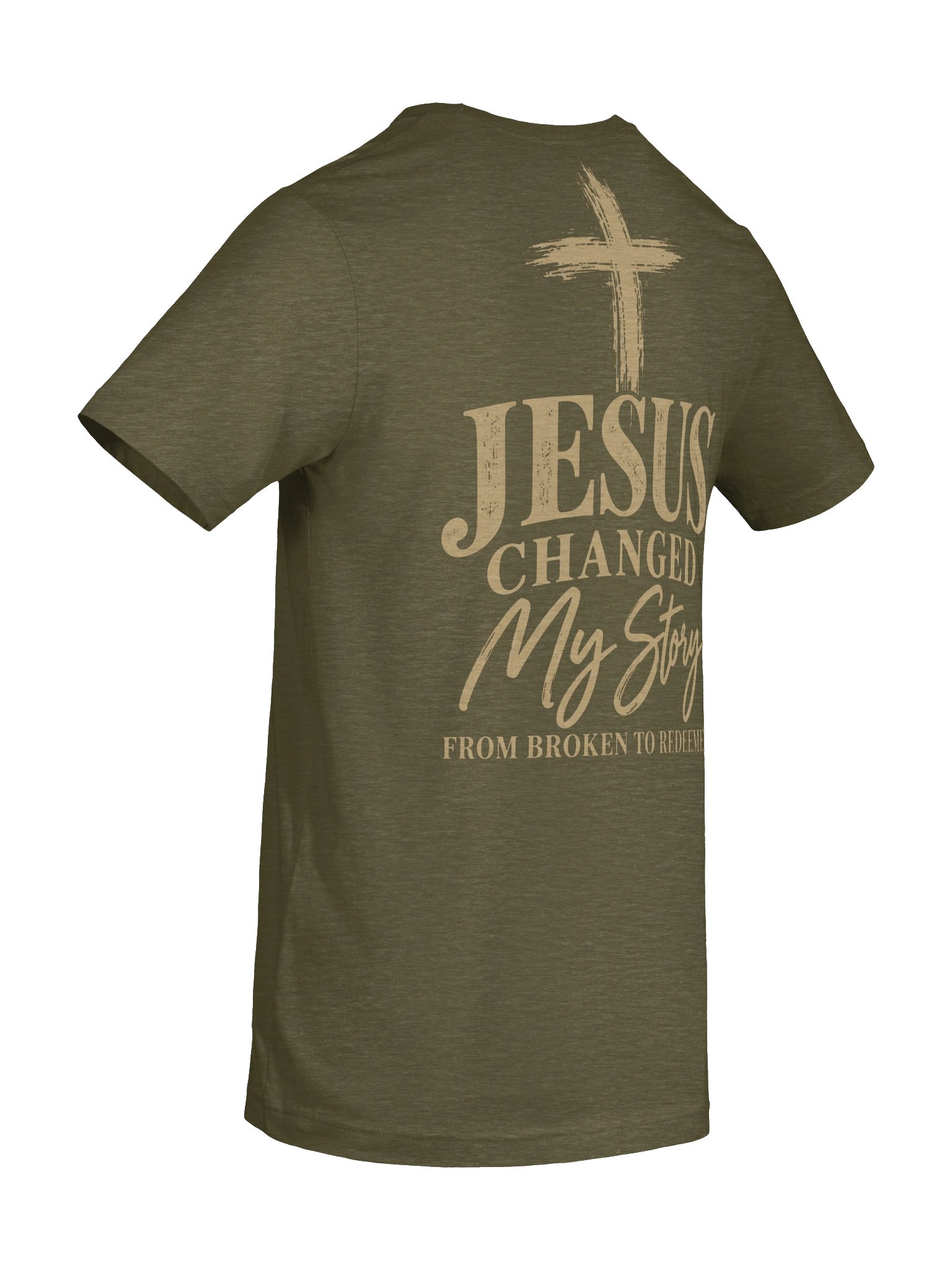 Jesus Changed My Story – Premium Unisex Christian T-Shirt product image (25)