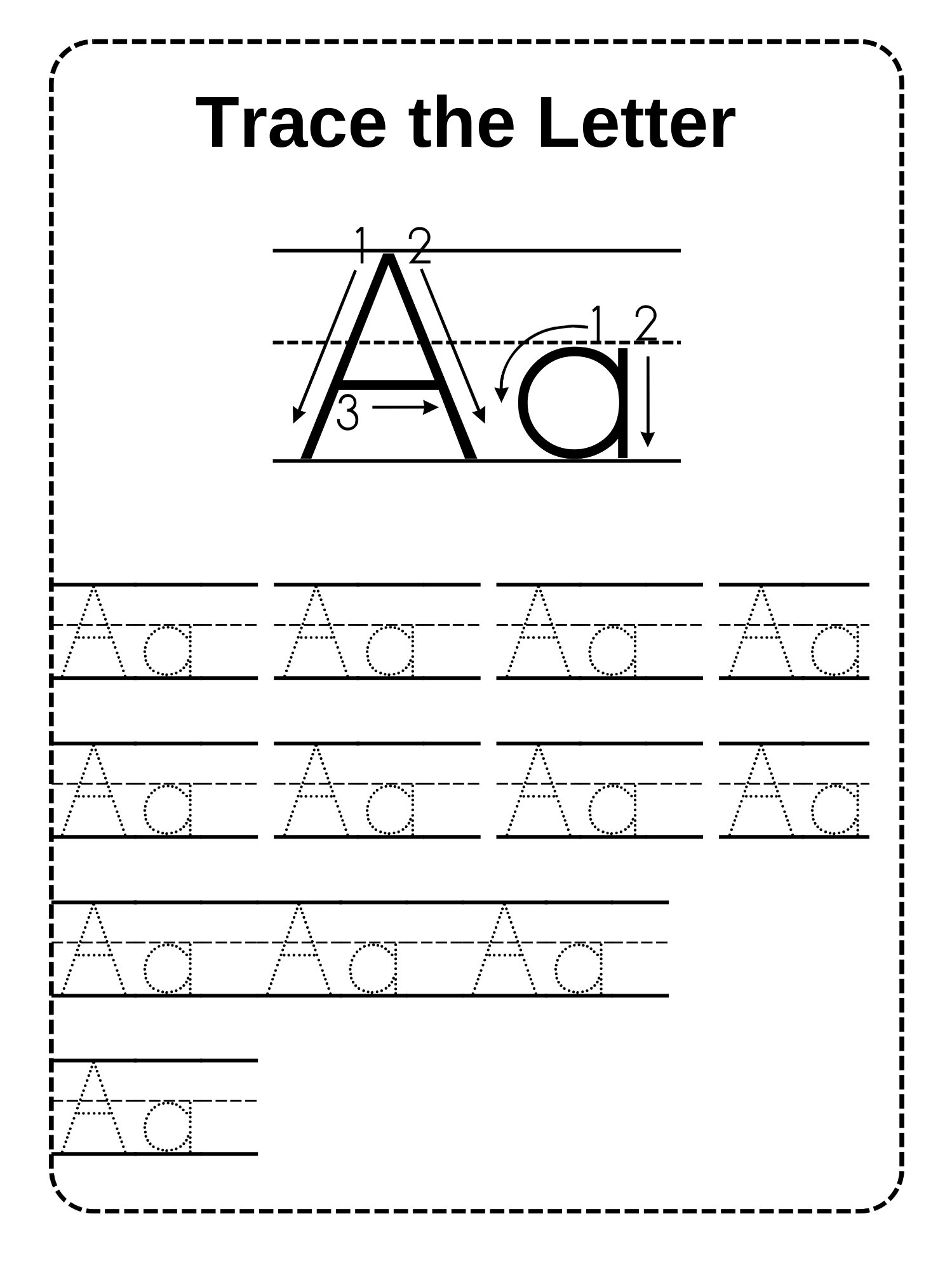 Trace The Letters Workbook product image (2)