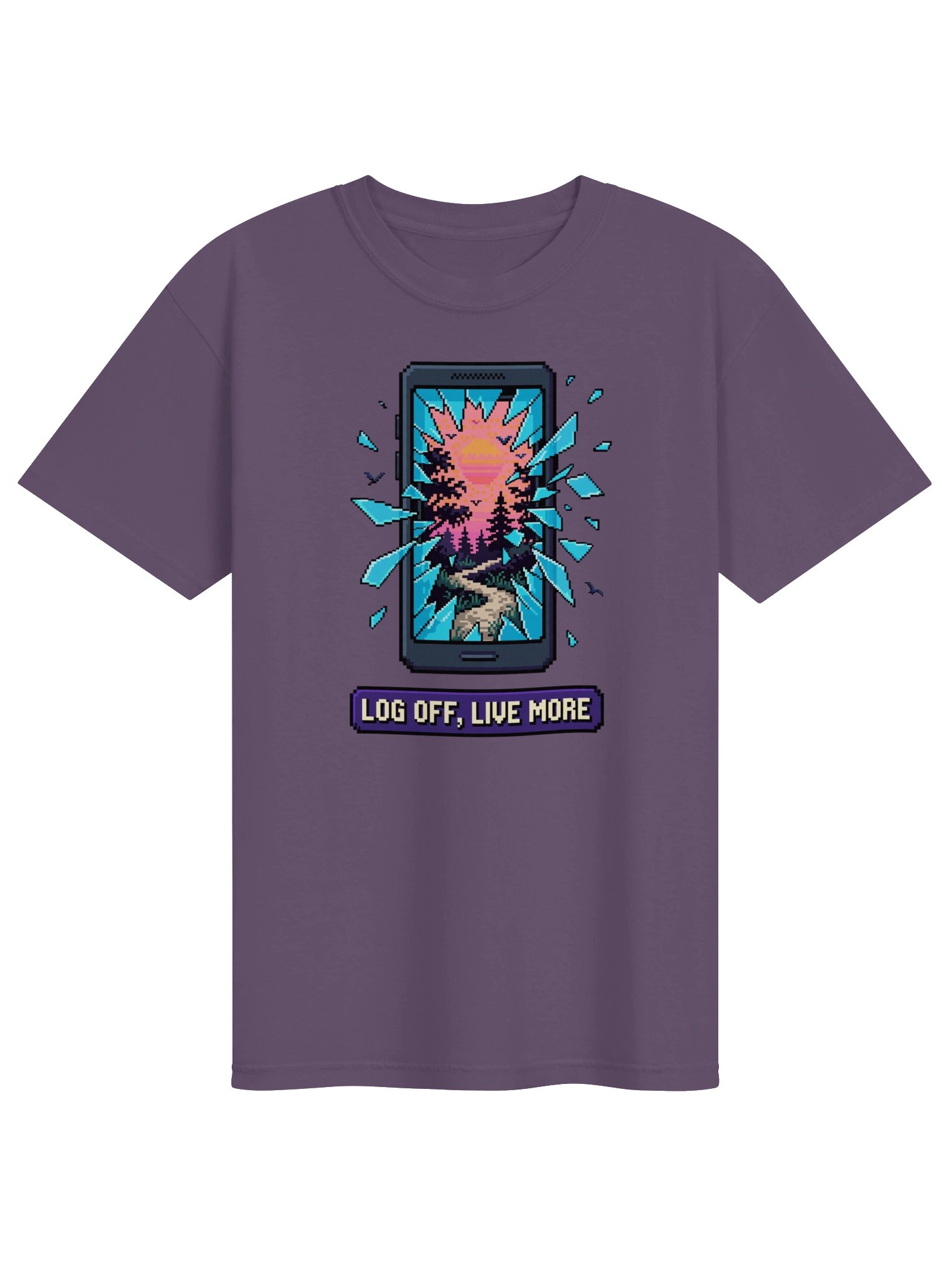 Log Off, Live More Digital Detox T-Shirt product image (41)