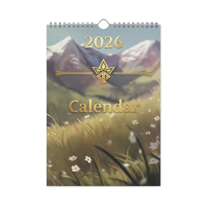 2026 Wall Calendar: Journey Through the Six-Faced World product image (1)