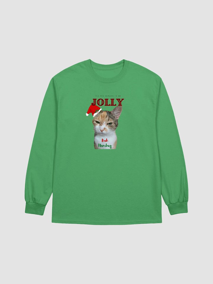 Bah Humbug Cat Long Sleeve T-Shirt product image (1)
