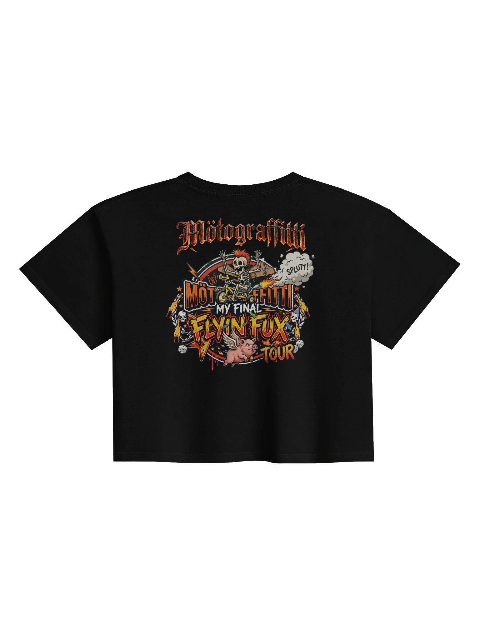 MötoGraffitti Final Flyin Fux Tour Crop Top product image (38)