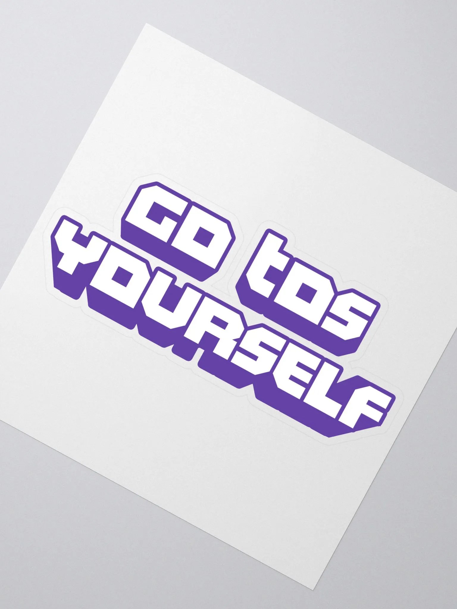Go TOS Yourself - Sticker product image (3)
