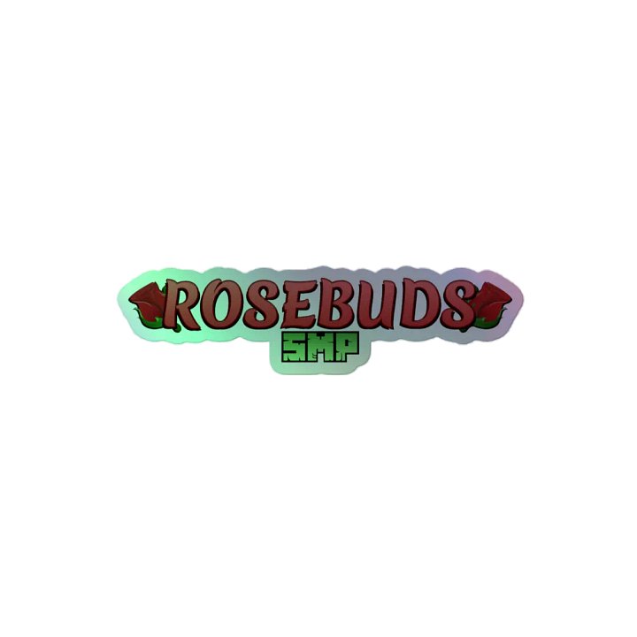 Rosebuds Full Logo Holo Sticker product image (2)