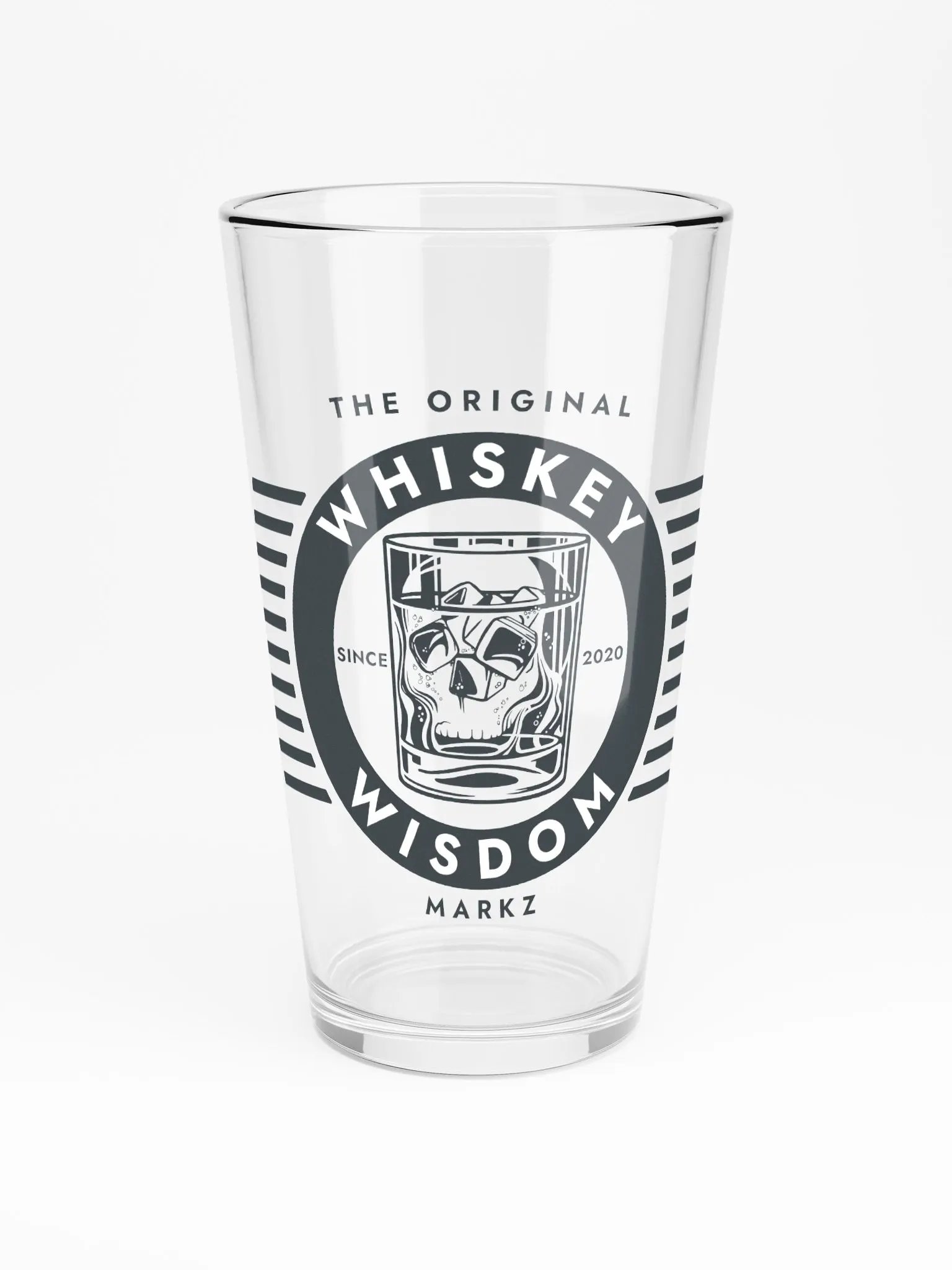The Original MarkZ Whiskey & Wisdom Pint Glass product image (3)