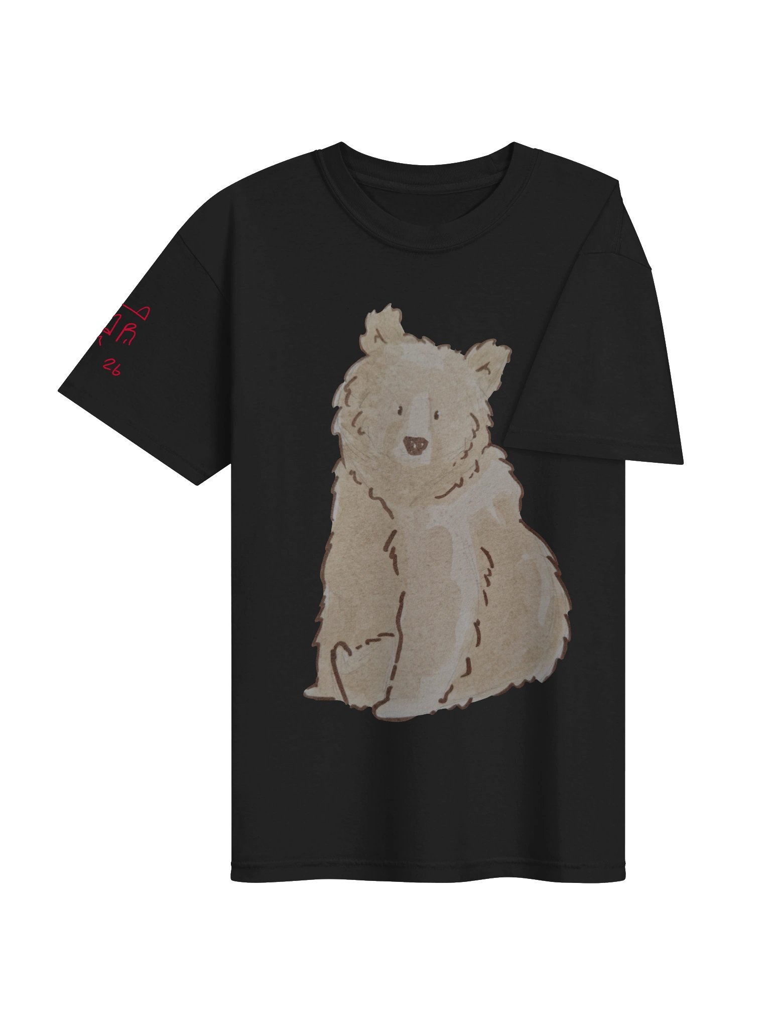 Sitting bear tee heavyweight product image (23)