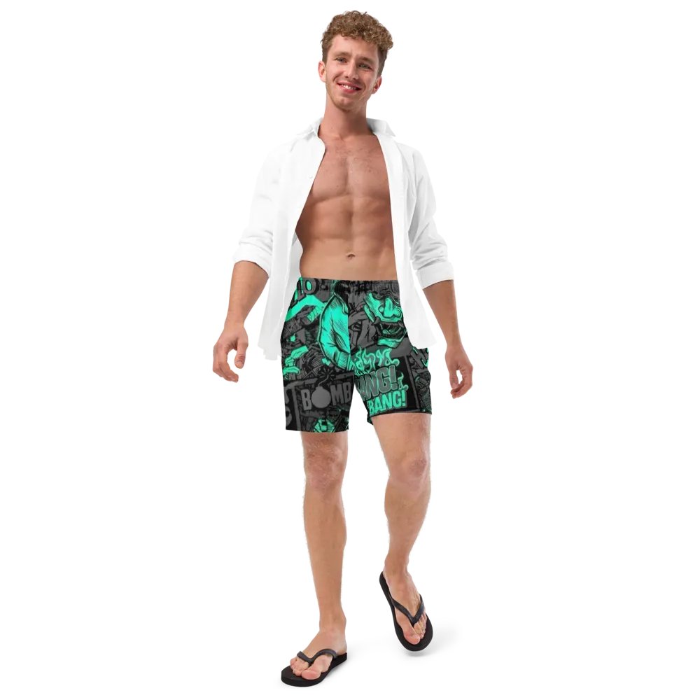 Comic Chaos Men's Swim Trunks product image (11)