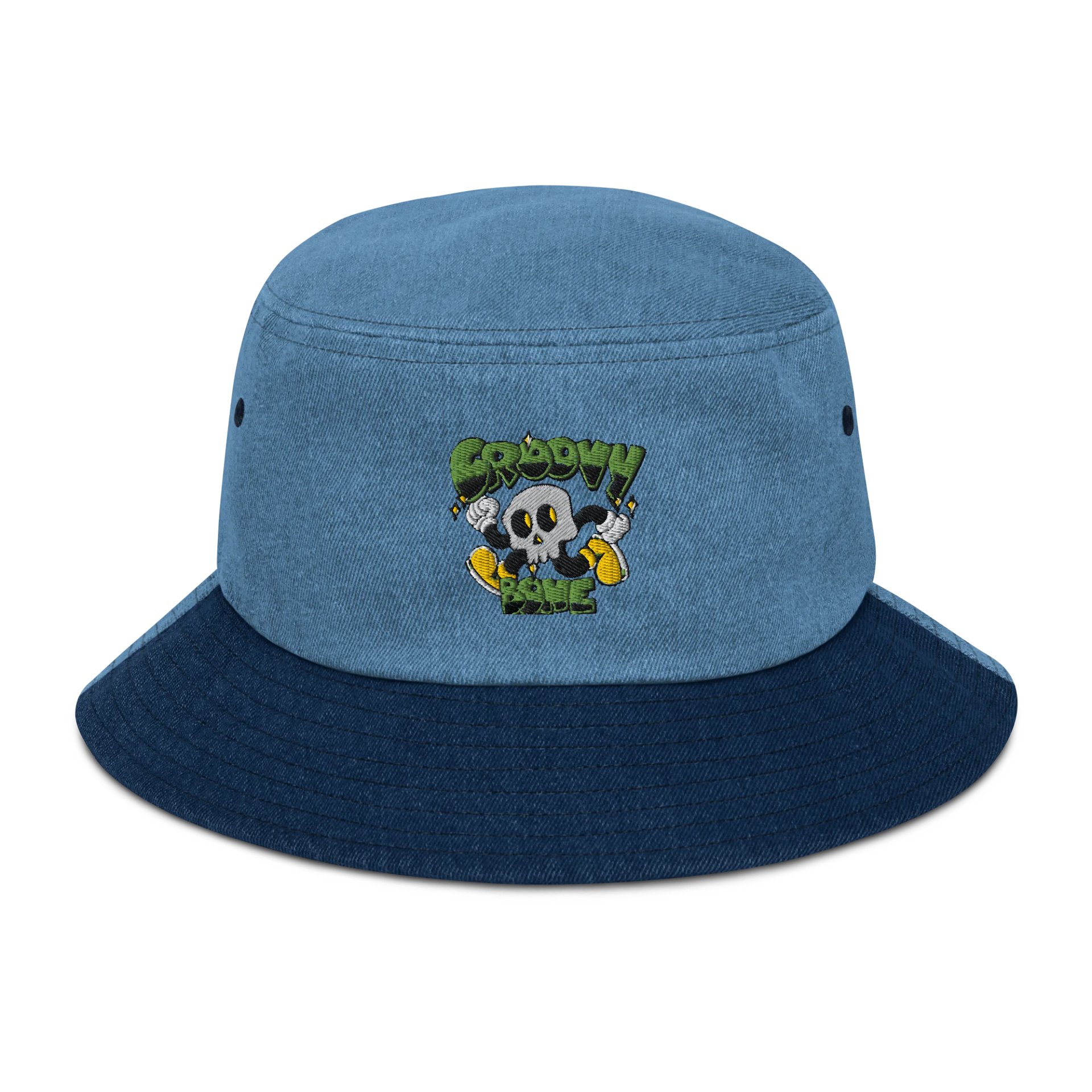 Groovy Bone Classic Character Denim Bucket Hat product image (1)