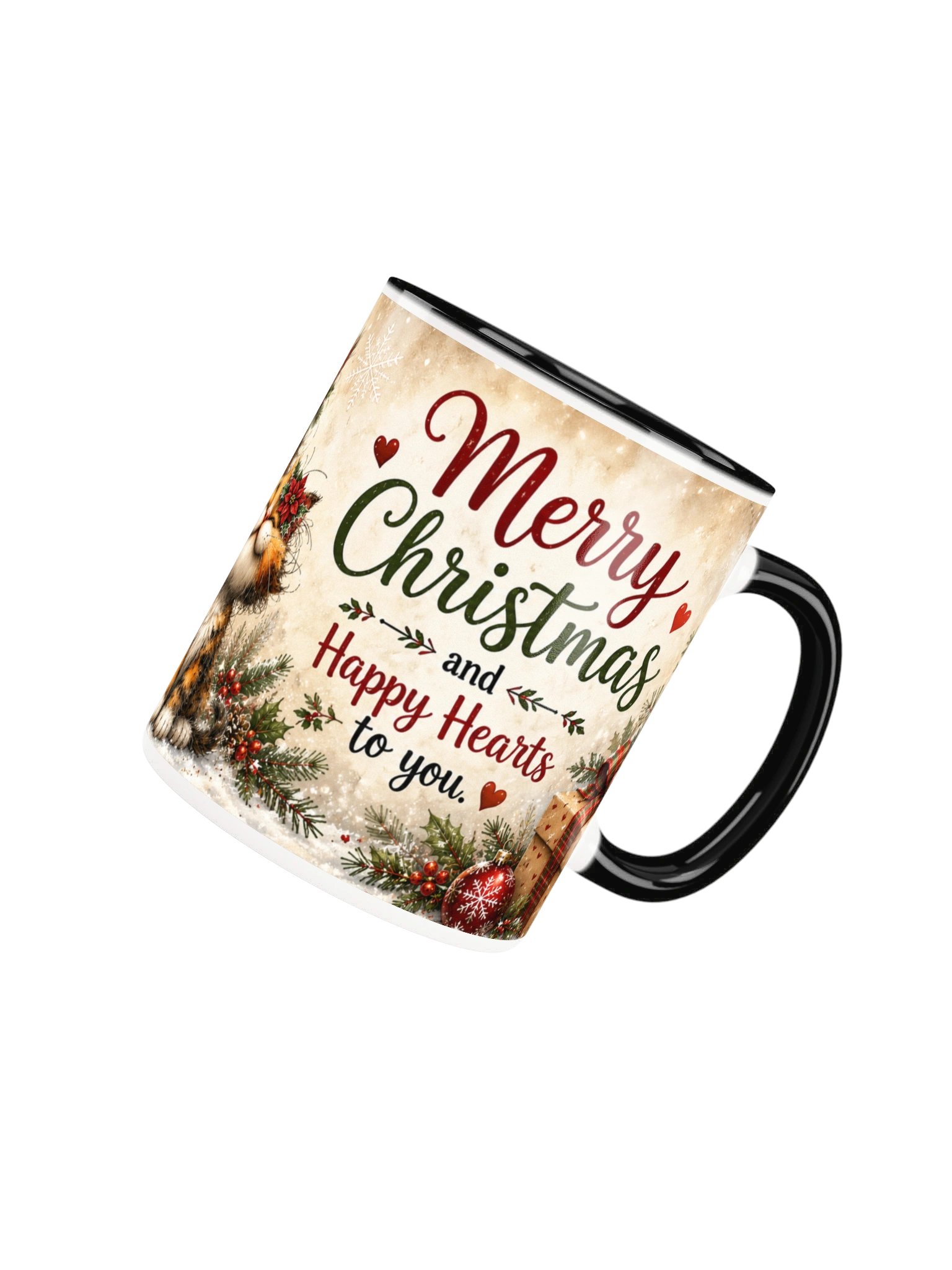 Merry Christmas Happy Hearts Mug product image (28)