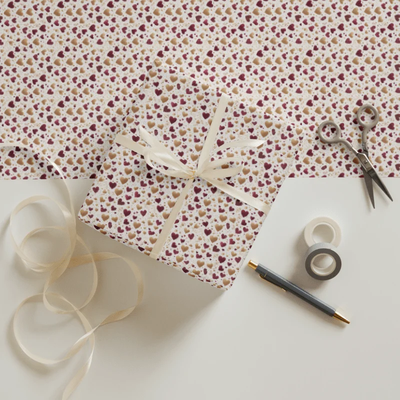 Valentine Hearts Wrapping Paper - Set of 3 product image (6)