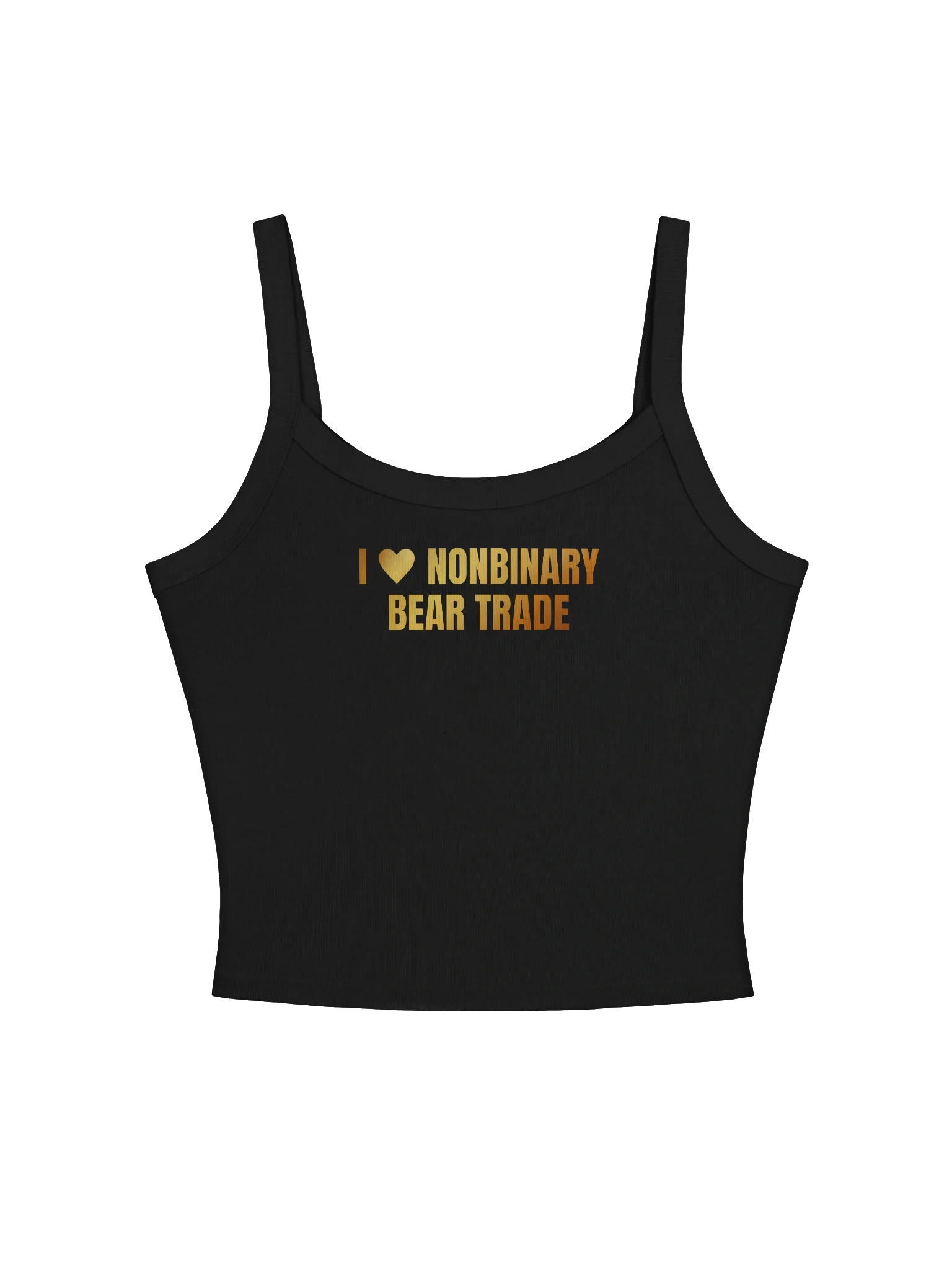 I Heart Nonbinary Bear Trade Tank