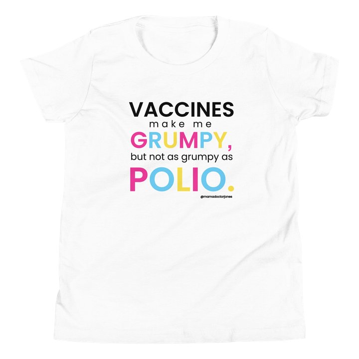 Polio Youth Tee - White product image (1)