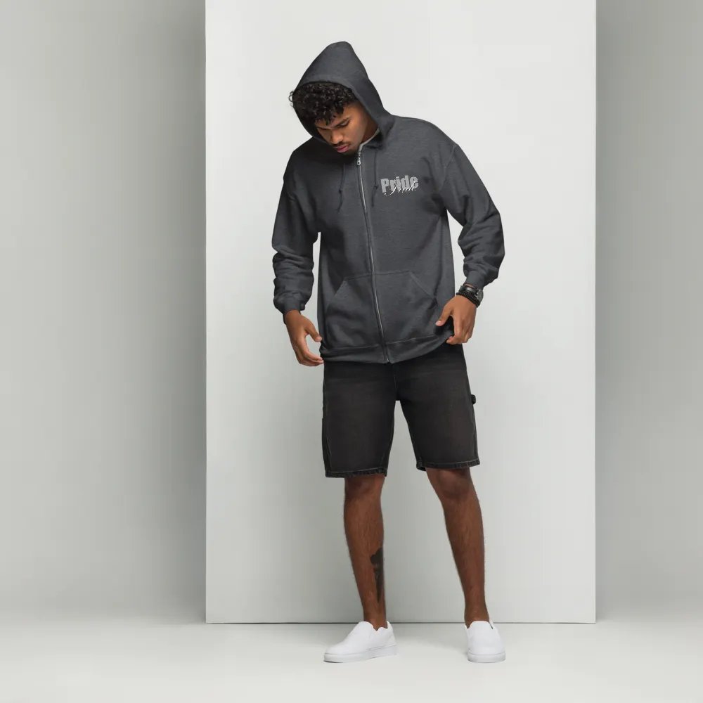 Crystal Pride Heart Zip-Up Hoodie product image (10)