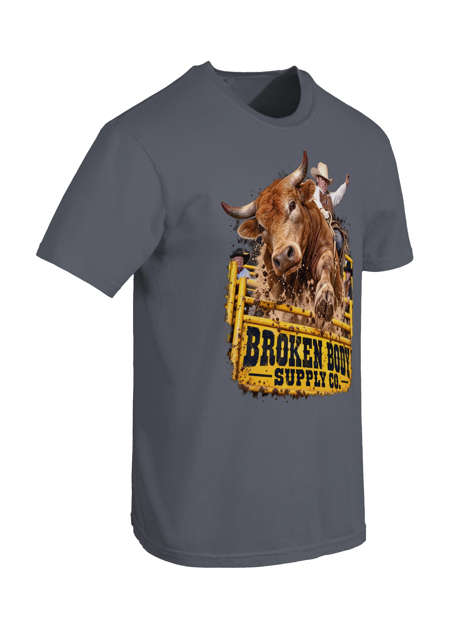 Bull Riding Shirt — Gate Breaker Charging Bull Tee | Broken Roughstock™ product image (11)