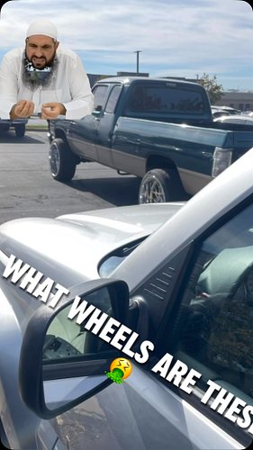 What wheels are those #backroadcrew #funny #truck