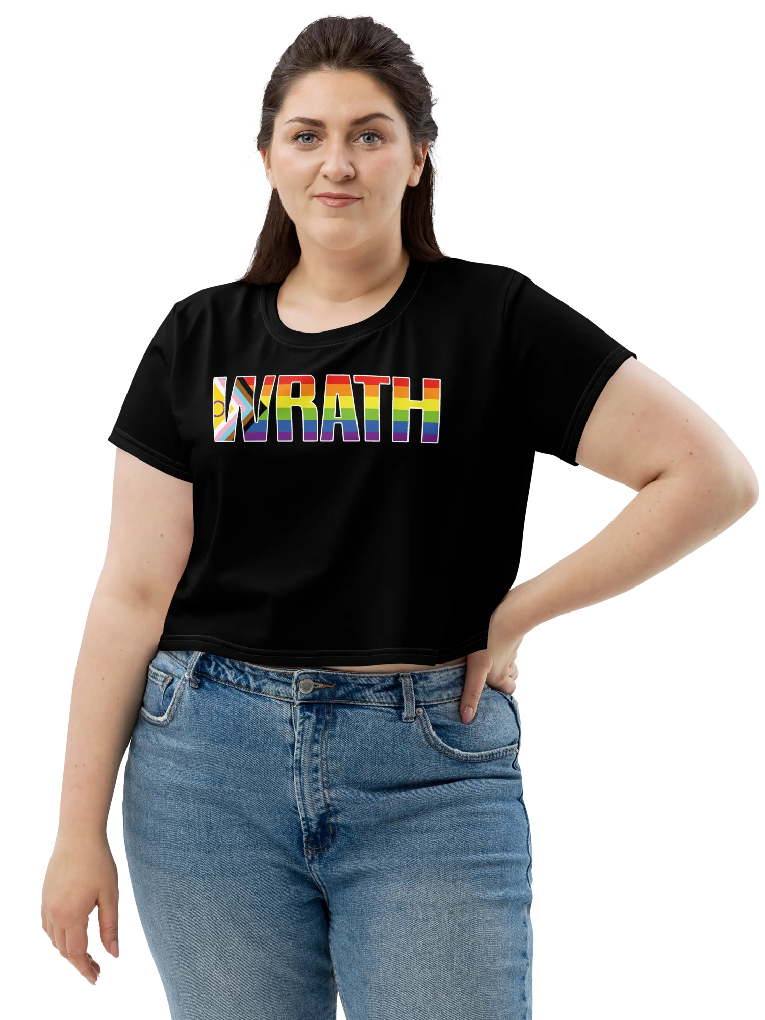 WRATH 2023 crop tee product image (2)