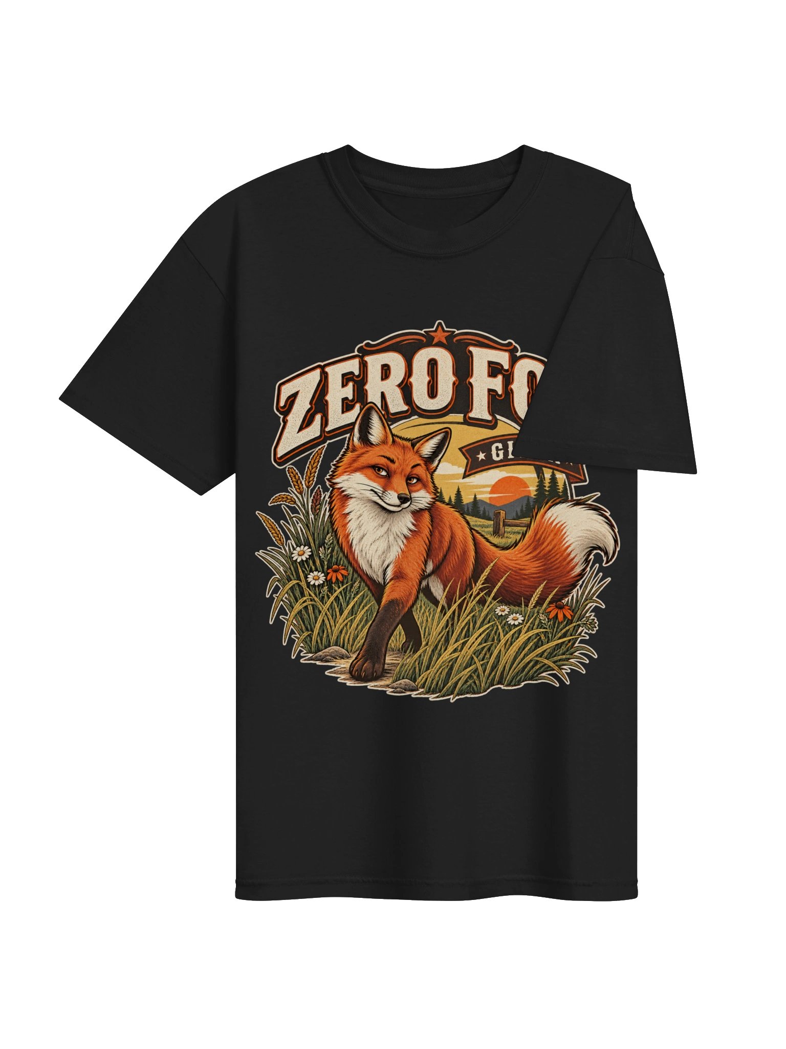 Zero Fox Given - Sarcastic Funny Animal Lover Pun T-Shirt | Cute Fox Sarcasm Tee product image (4)