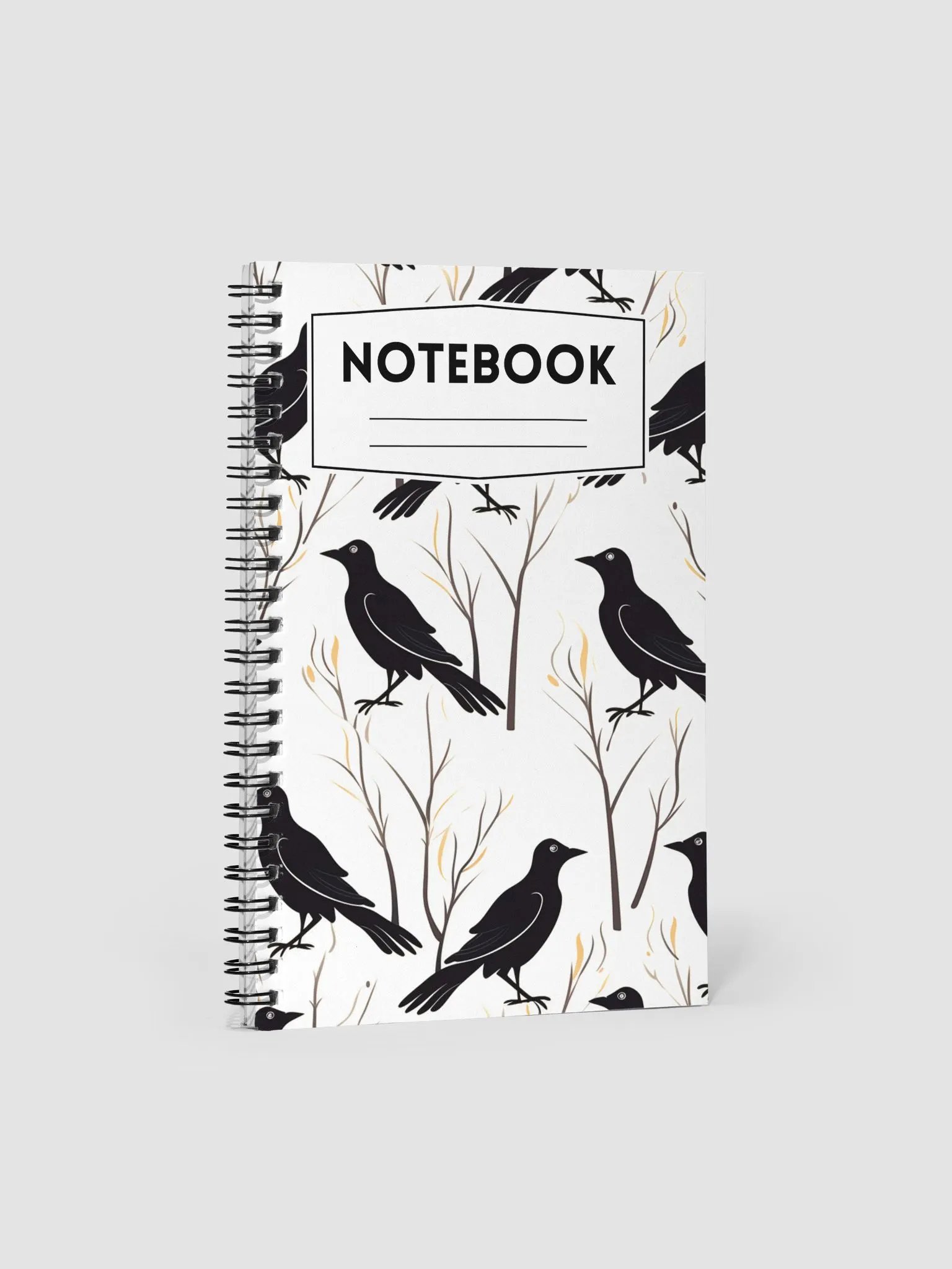 Charming Bird Pattern Notebook product image (1)